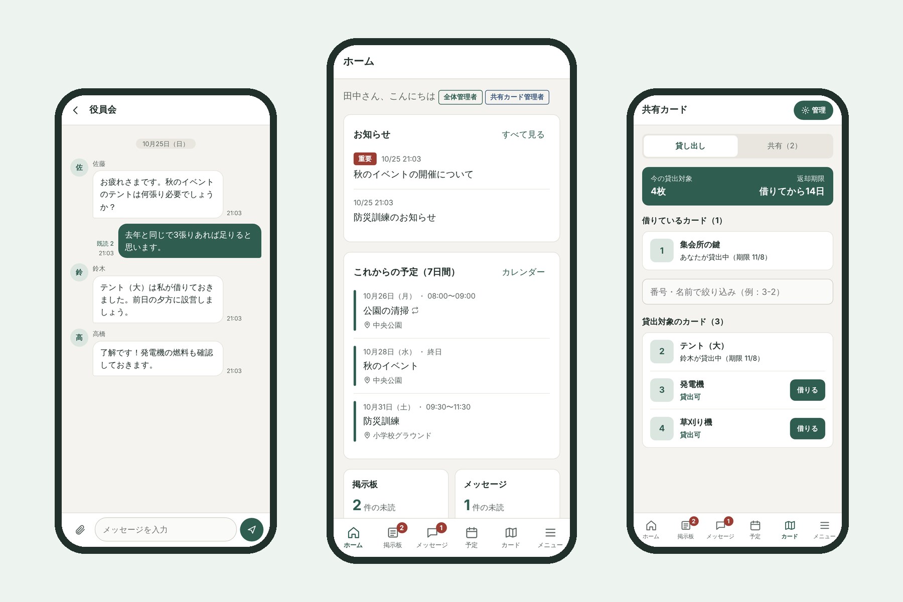 なかまボード